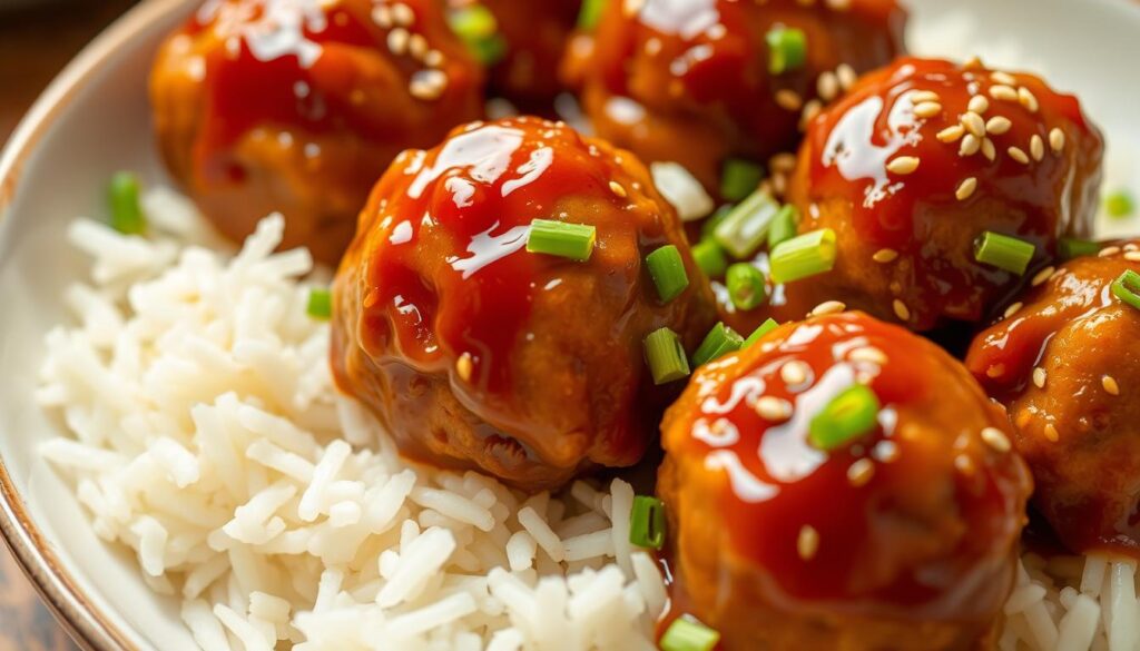 Hawaiian meatballs